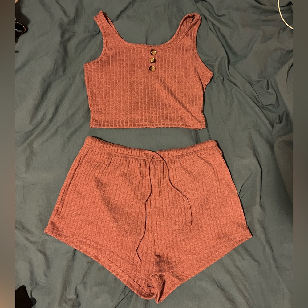 NWOT SHEIN Knit Tank and Shorts set